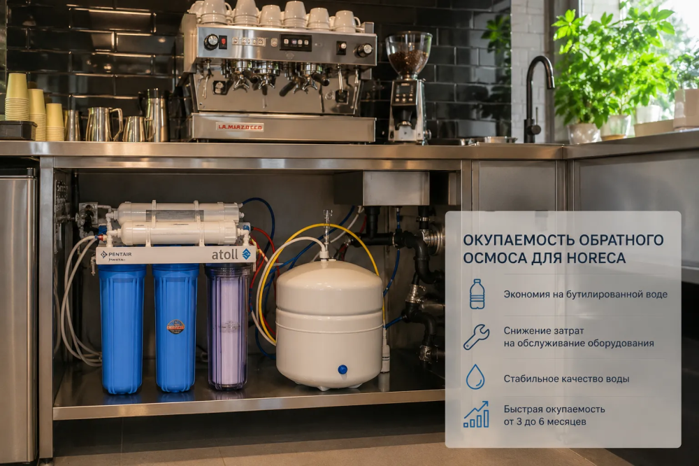 Окупаемость обратного осмоса для HoReCa