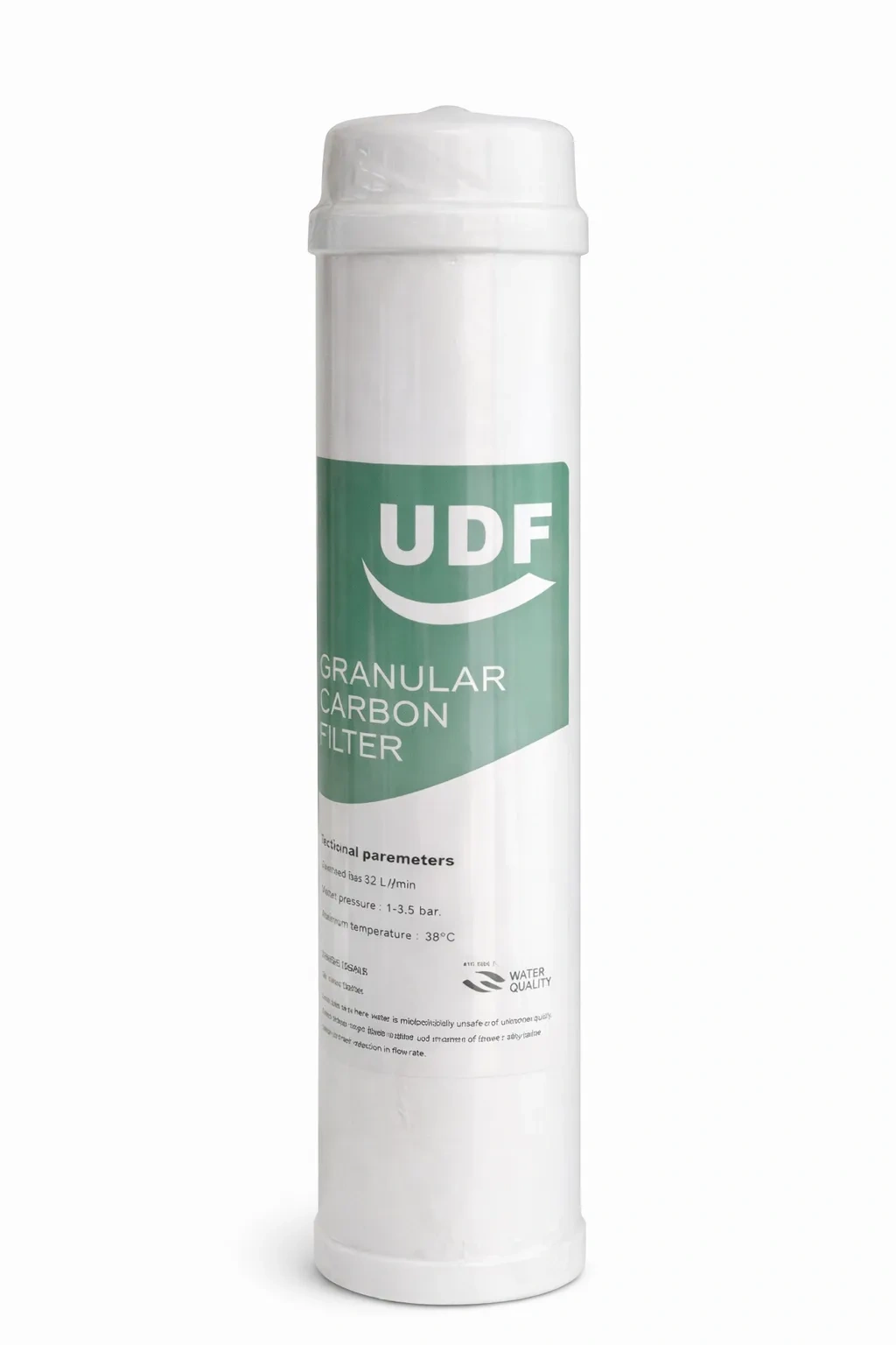 UDF 1/4″ — гранулированная угольная ступень для удаления хлора, запаха и органических примесей.