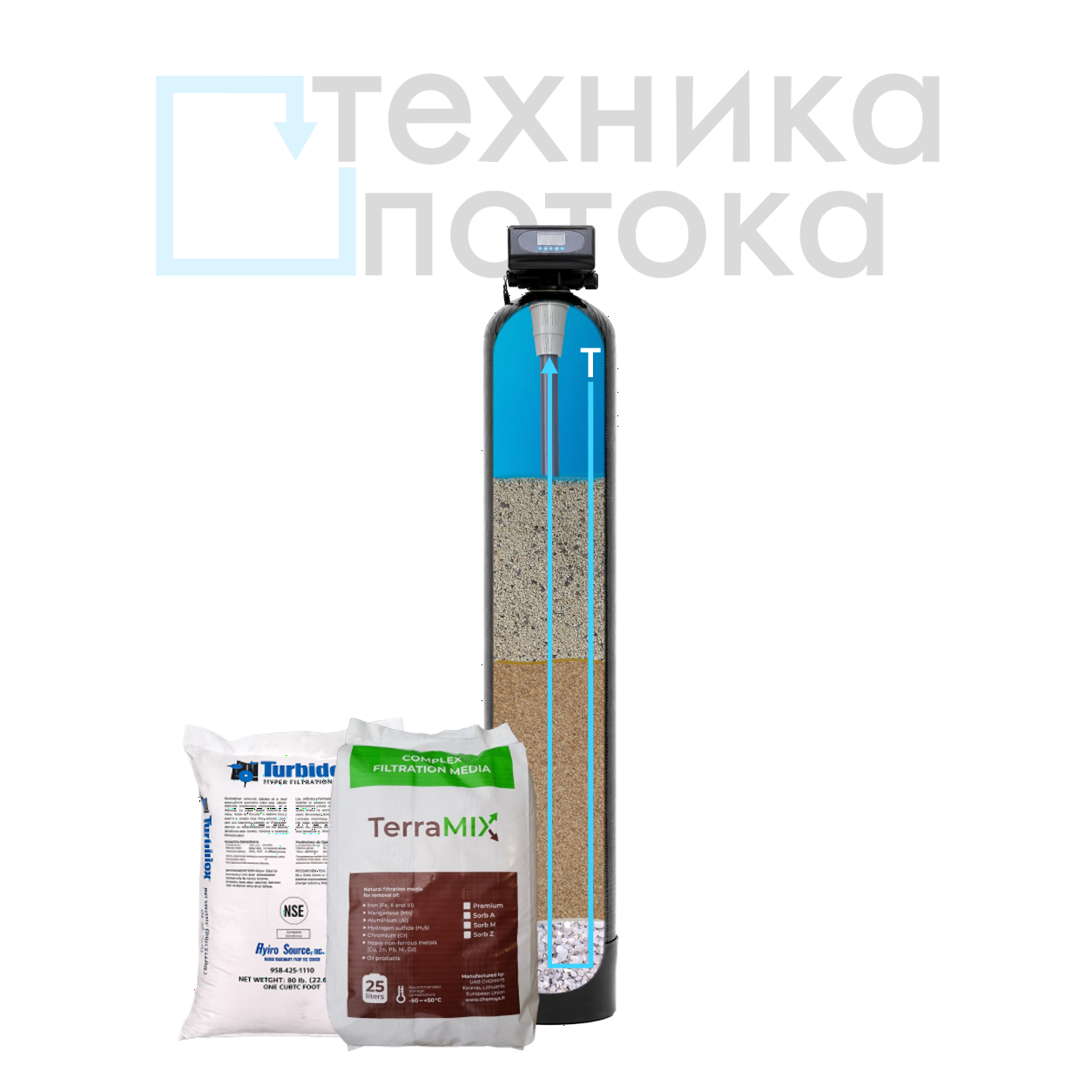 Фильтр TTP-1054-RX71 для очистки воды из артезианской скважины