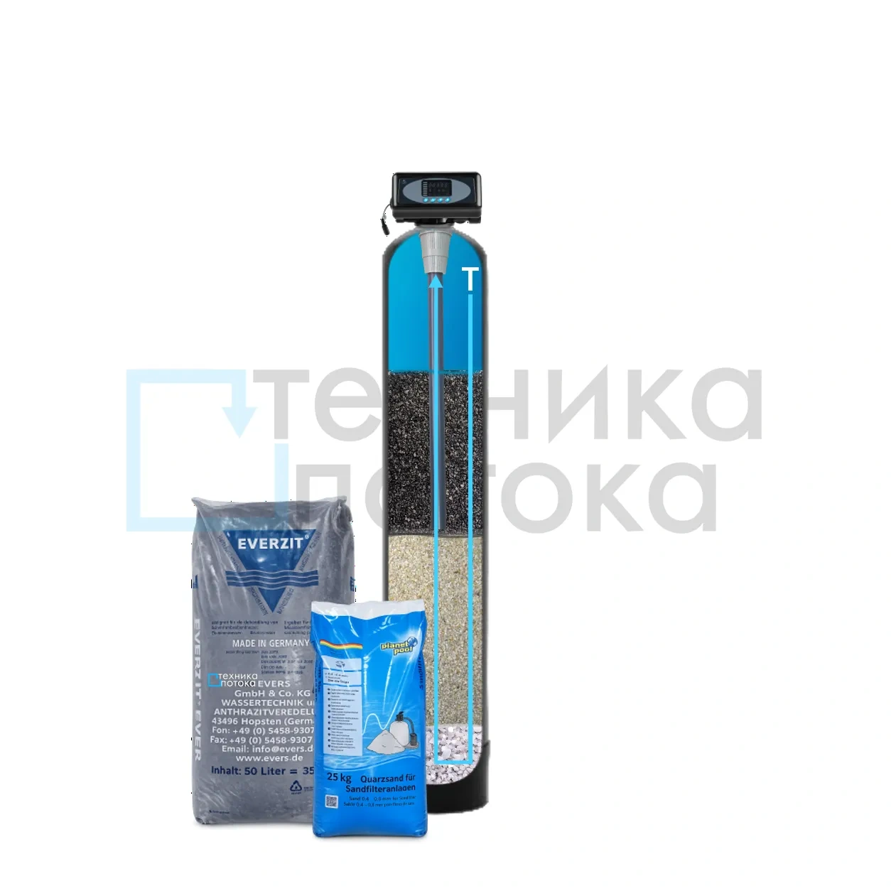 Автоматический многослойный фильтр Everzit N 1054 с Runxin F71B1
