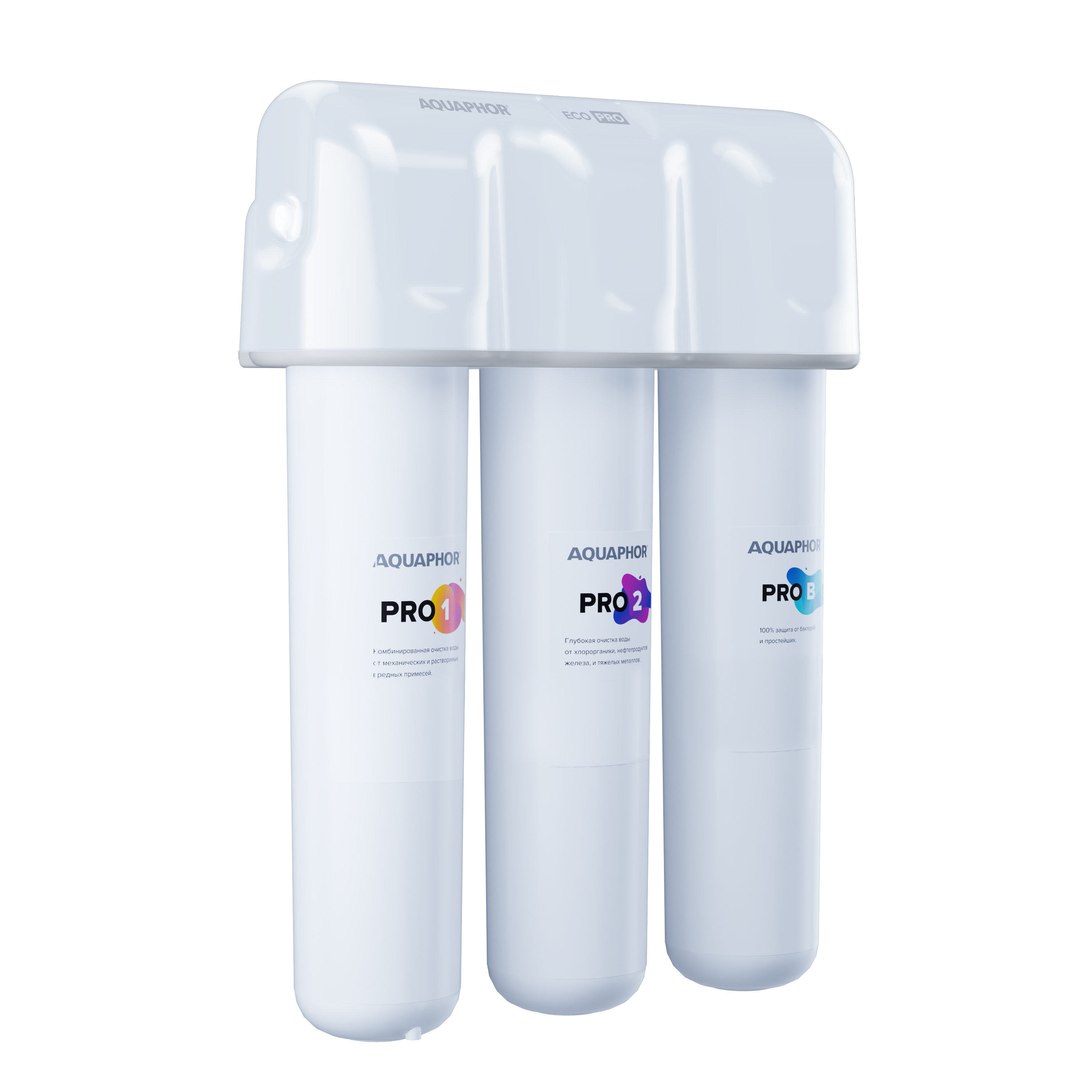 Аквафор Эко Про вид сбоку - техника потока