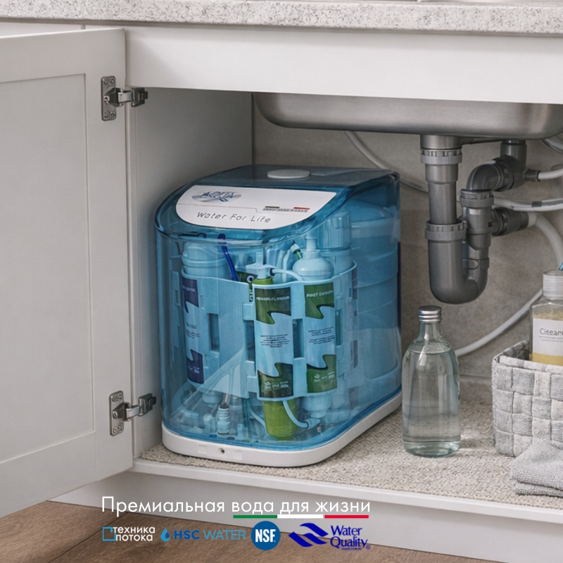 Фильтр с обратным осмосом в корпусе и металлическим баком - Итальянское качество в Технике потока