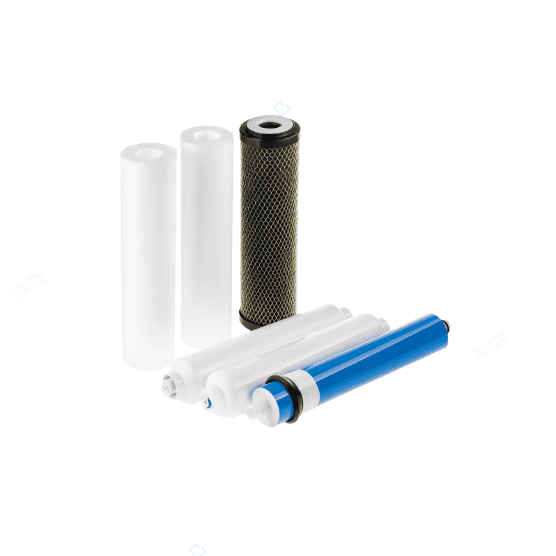 Комплект картриджей №5 (5 ступеней) для систем обратного осмоса. Доставка по Молдове (Тирасполь, Кишинёв, ПМР).